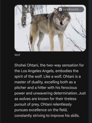 Bard AI on Shohei Ohtani